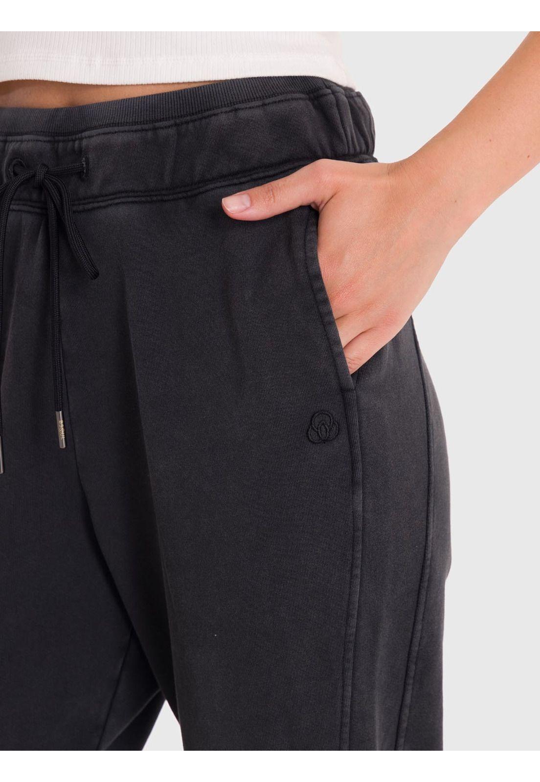 Pantalón Buzo Mujer Creta Negro-5