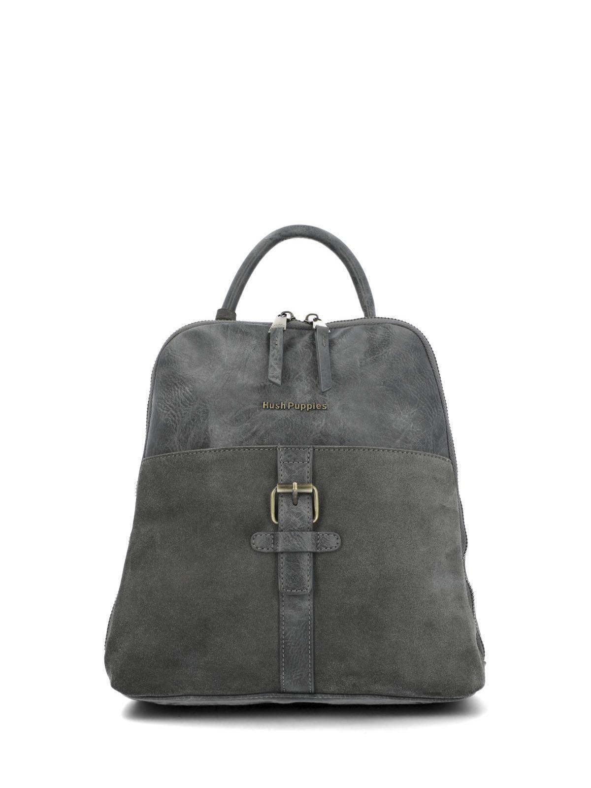 Mochila Ecocuero Mujer Laerke Back Gris-0