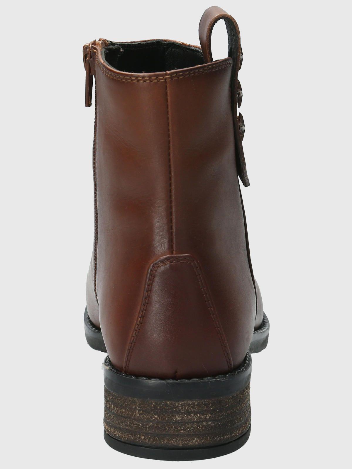 Botin Cuero Mujer Elder Café-6