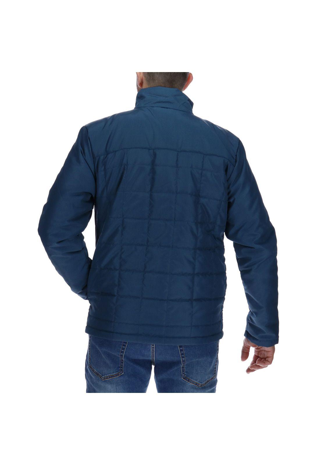 Parka Hombre Foundation Synthetic Insulated Jacket Nylon Azul Petróleo-2