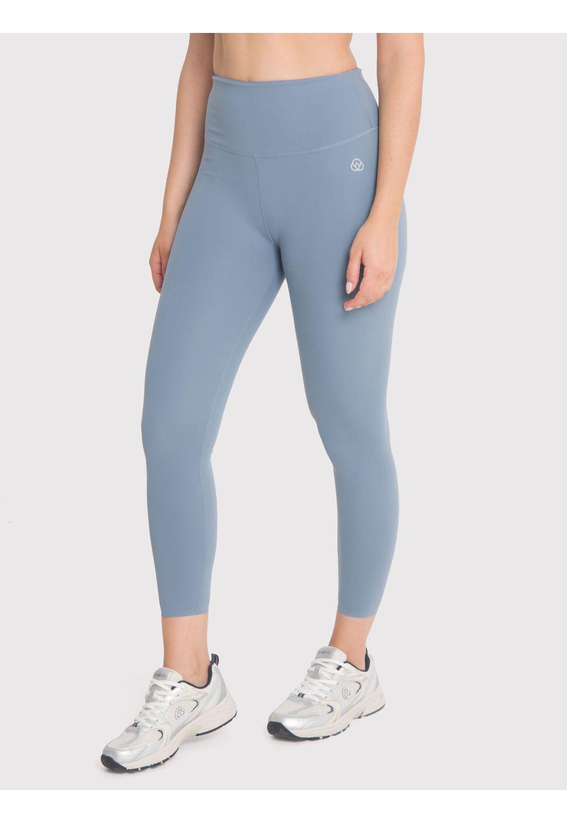 Calza deportiva 7/8 Mujer Ankle Maya Celeste-3