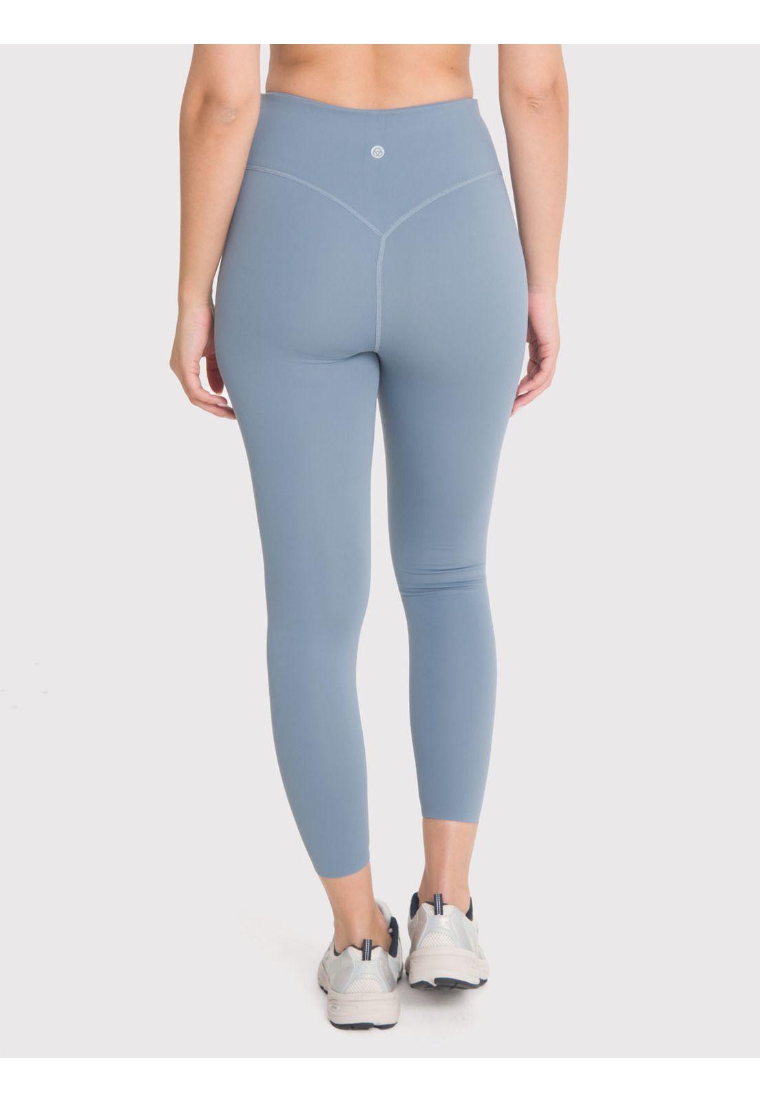 Calza deportiva 7/8 Mujer Ankle Maya Celeste-4