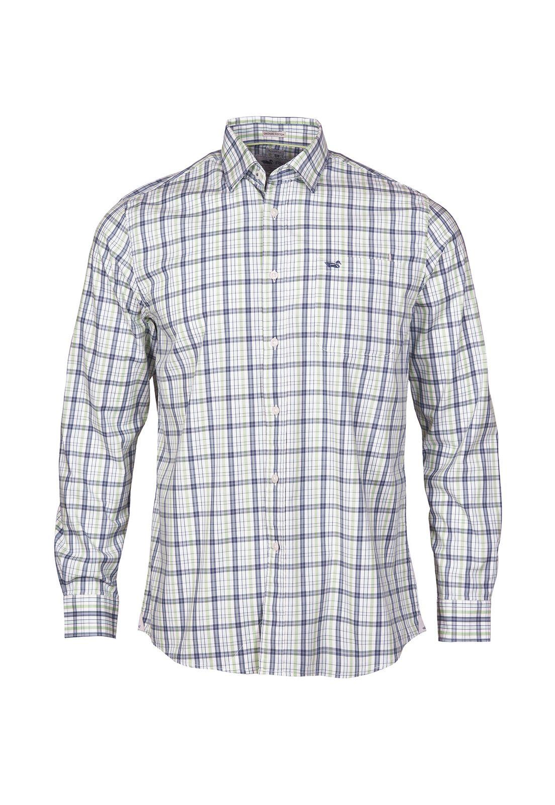 Camisa Algodón Orgánico Hombre Mild Verde-0