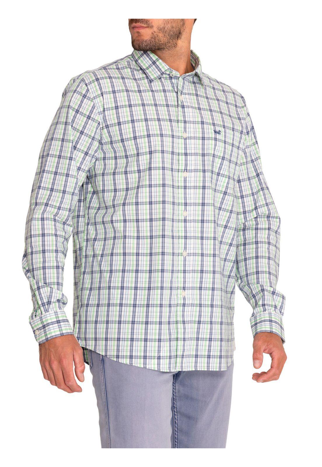 Camisa Algodón Orgánico Hombre Mild Verde-4