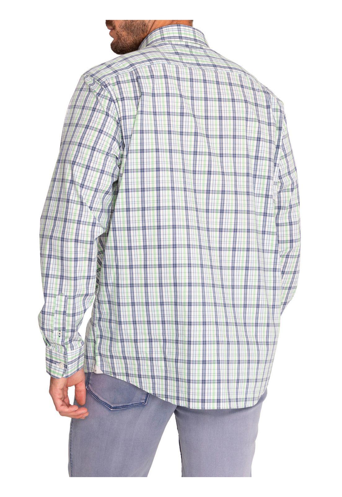 Camisa Algodón Orgánico Hombre Mild Verde-5