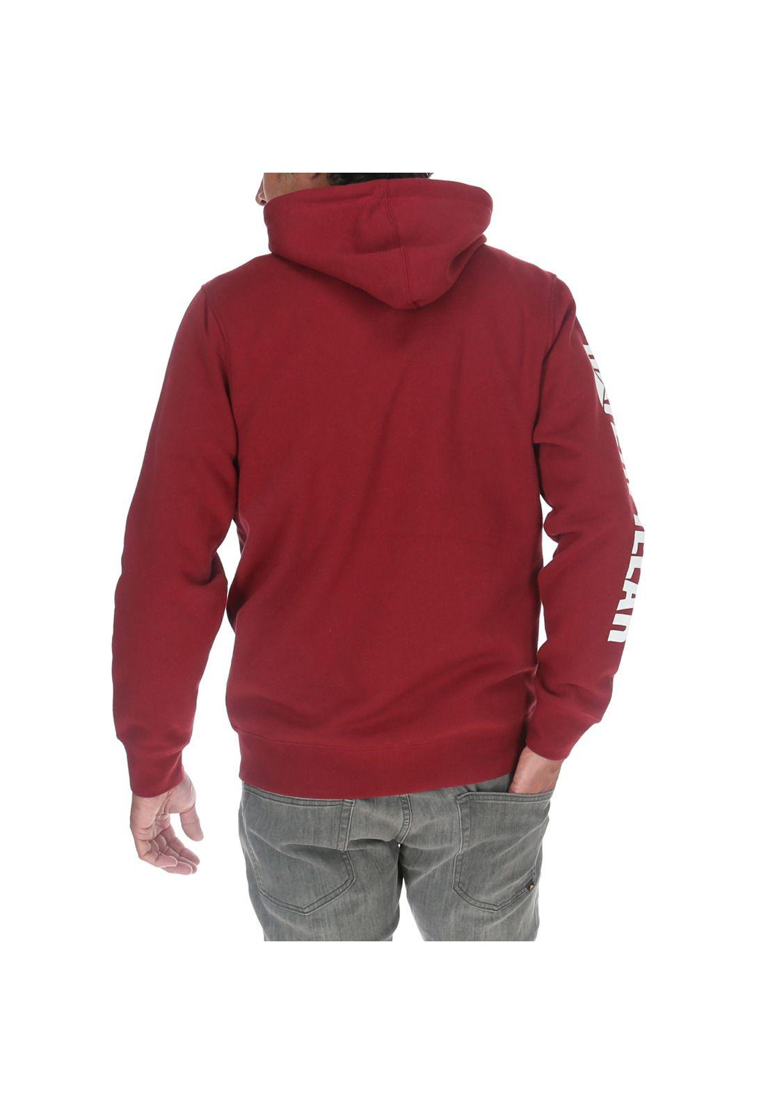 Polerón Hombre Foundation Dm Crewneck Burdeo-2