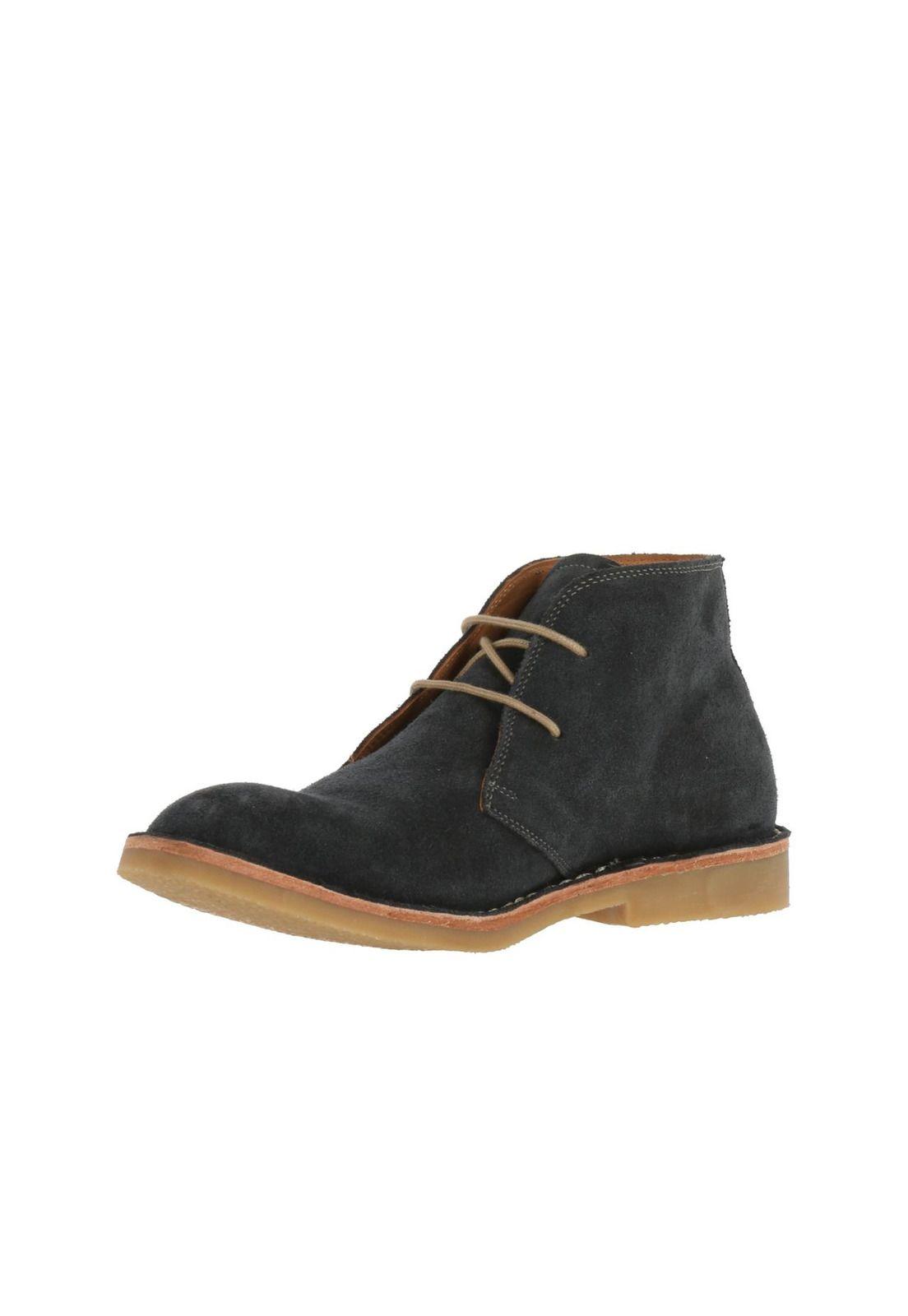 Botin Cuero Gamuzado Temel Navy Blue-1