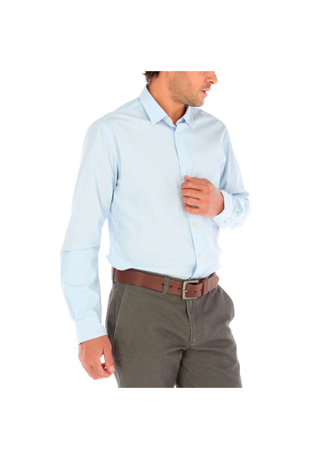 Camisa Sleeves Rockford Celeste-2