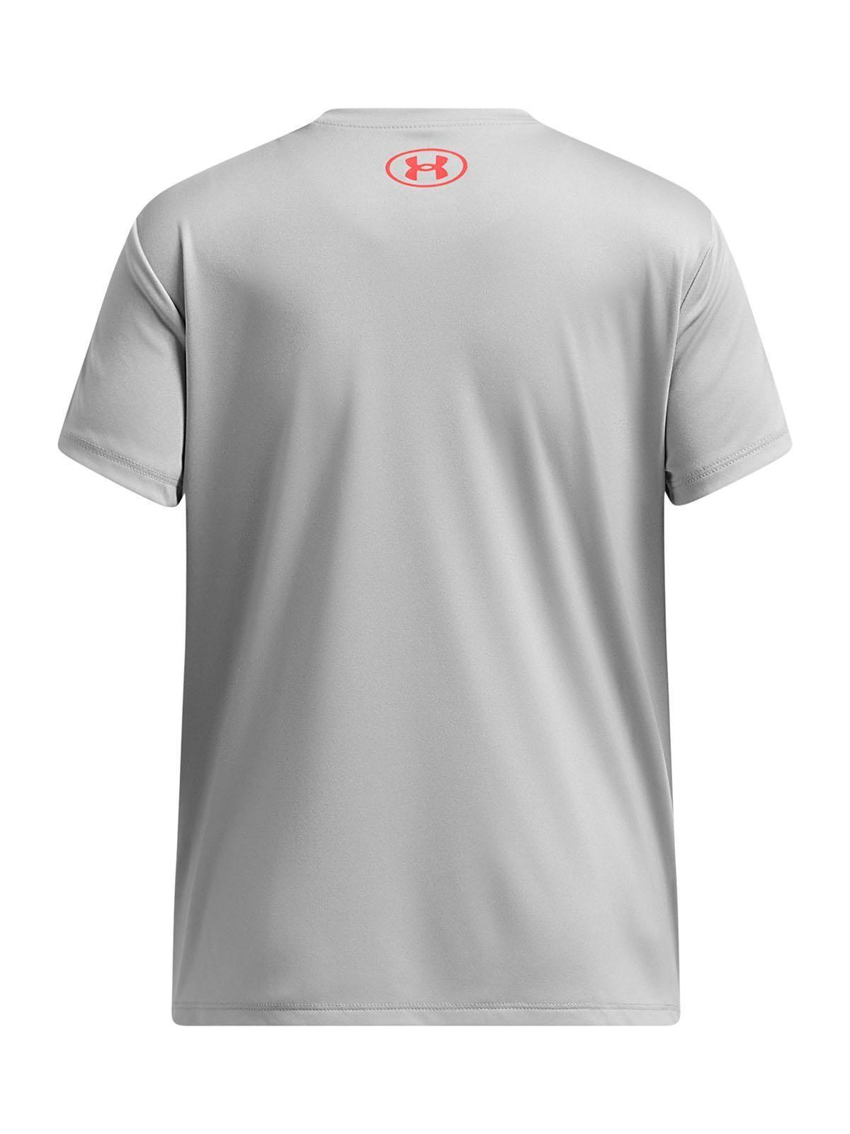 Polera Manga Corta UA Tech Niña Gris-1