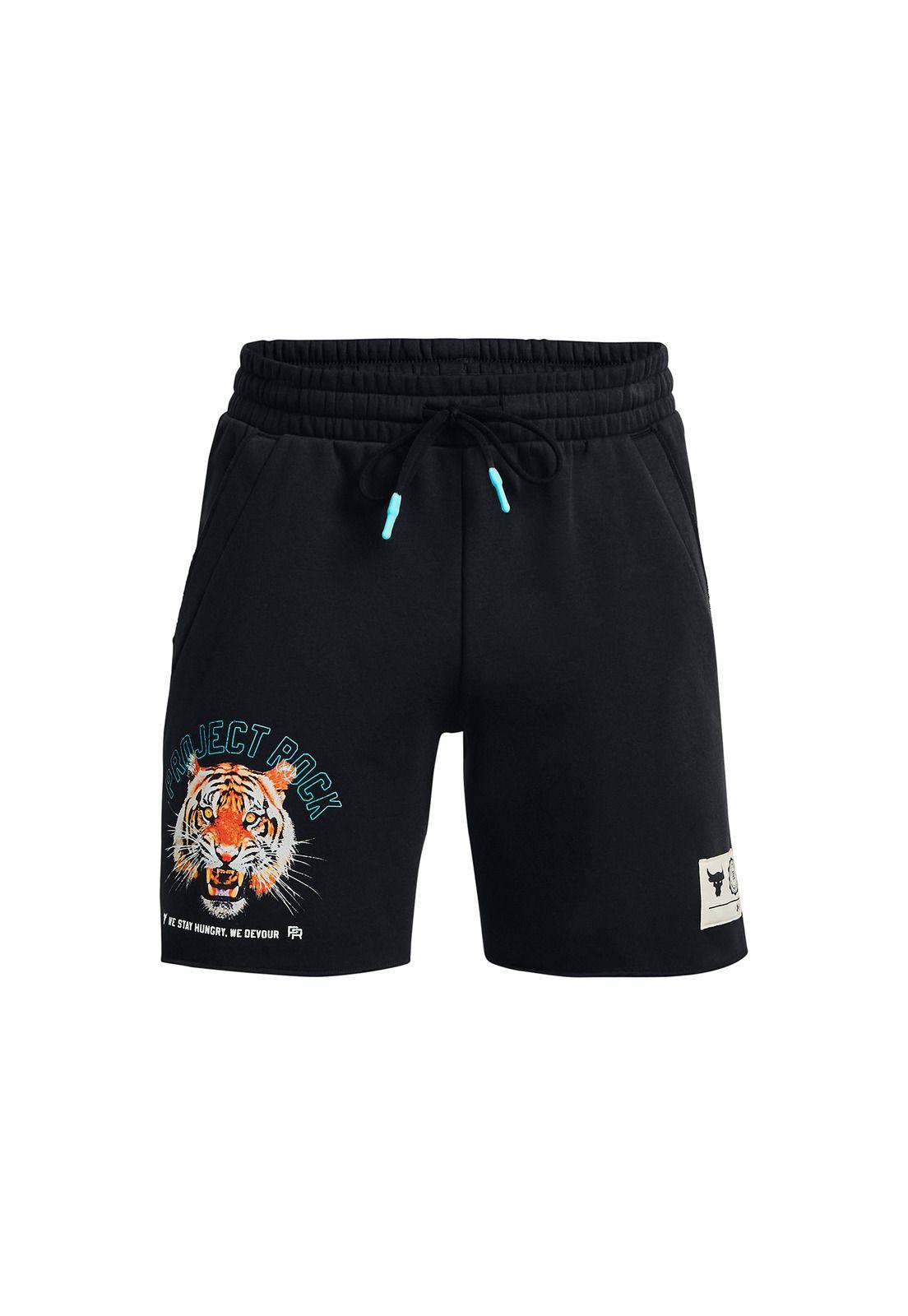 Short Train Project Rock Rival Fleece Negro Hombre-0