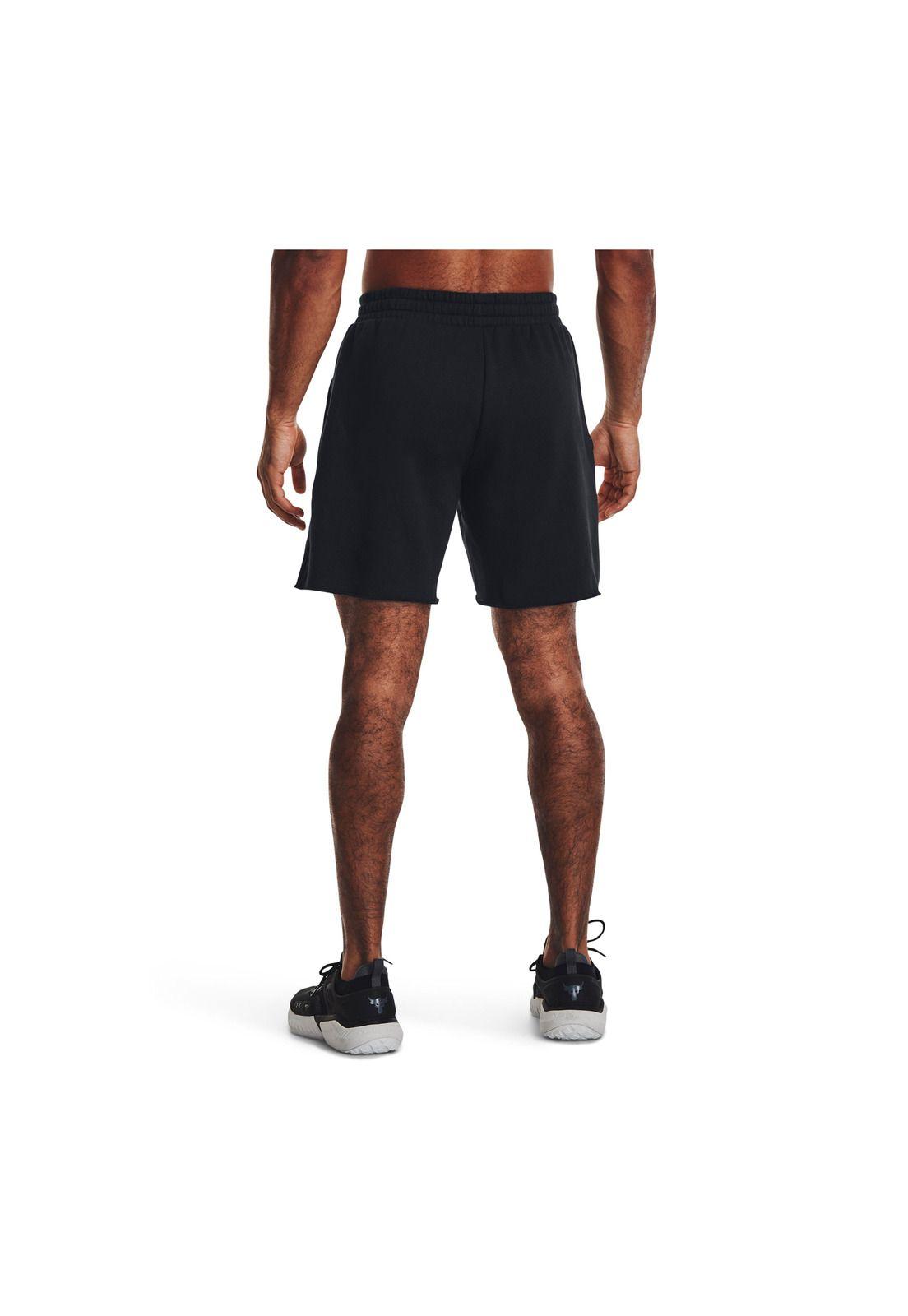 Short Train Project Rock Rival Fleece Negro Hombre-4