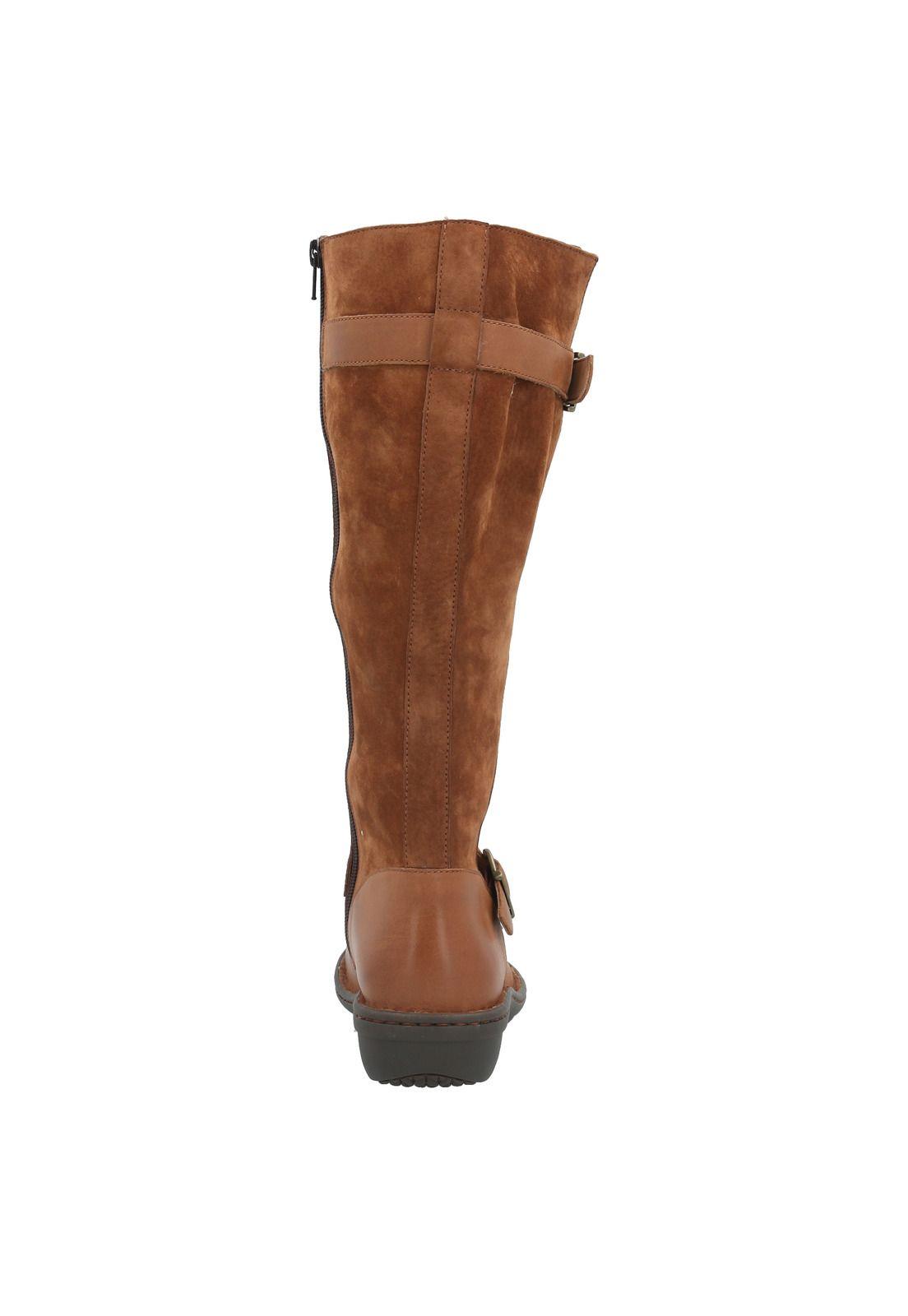 Bota Cuero Mujer Luana Café-6