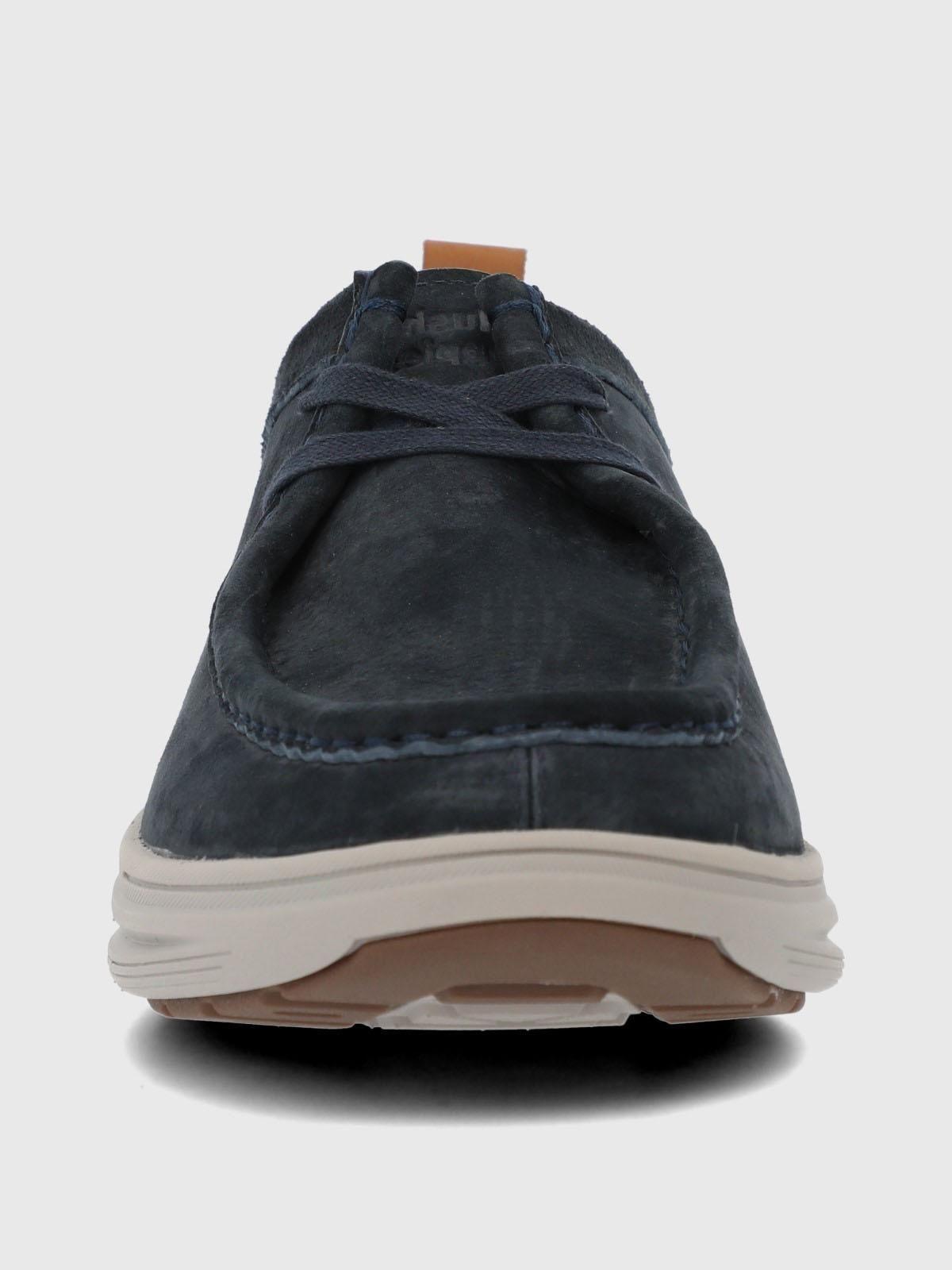 Zapato Cuero Hombre Walls Azul-3