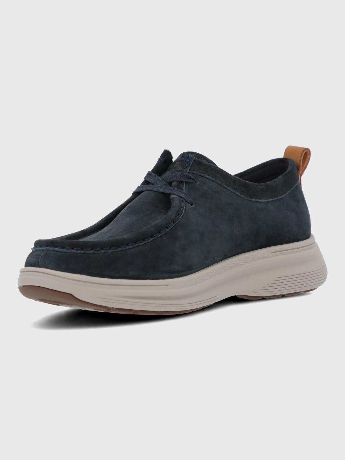 Zapato Cuero Hombre Walls Azul-5