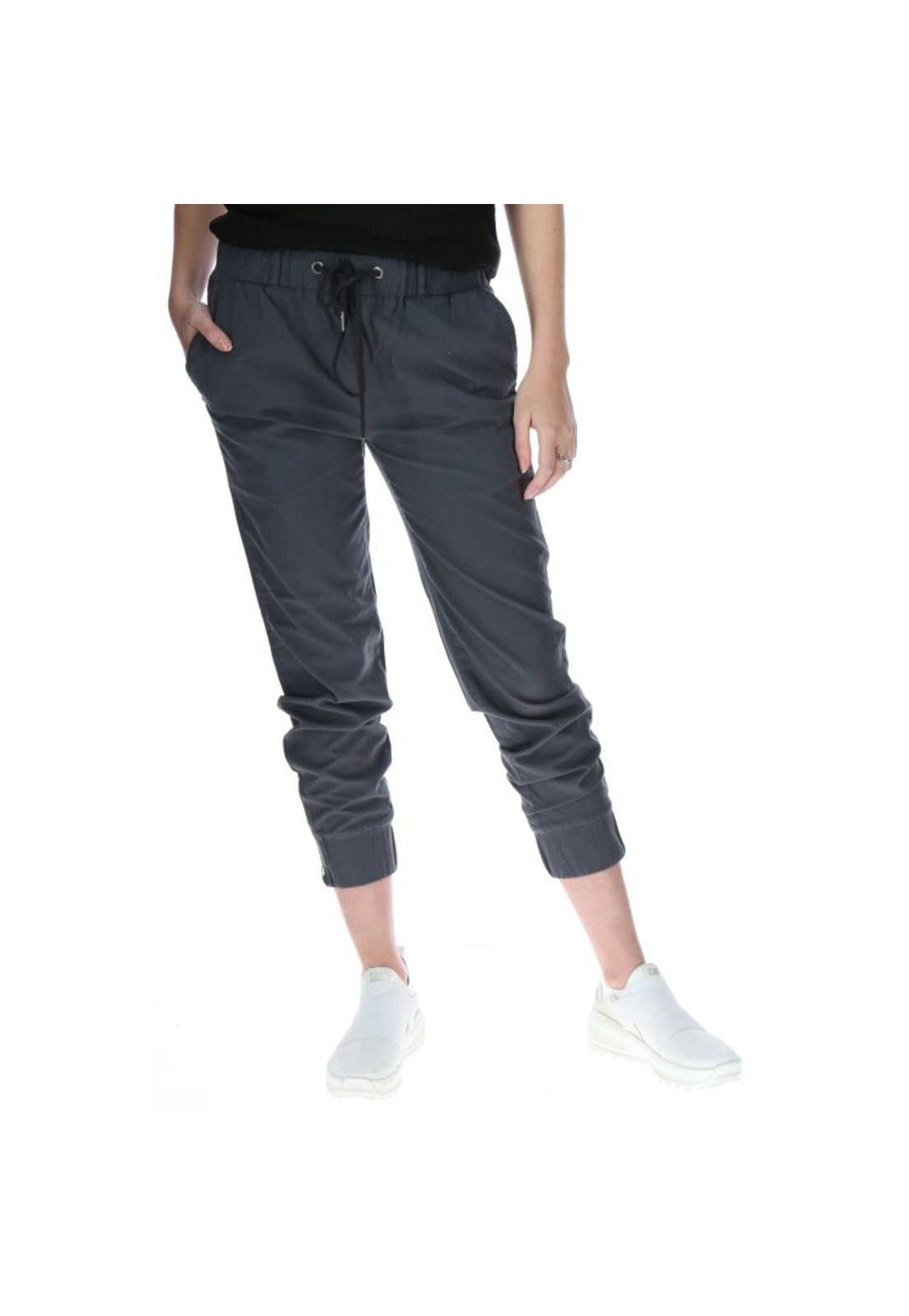 Pantalon Mujer Jogger Grafito-0