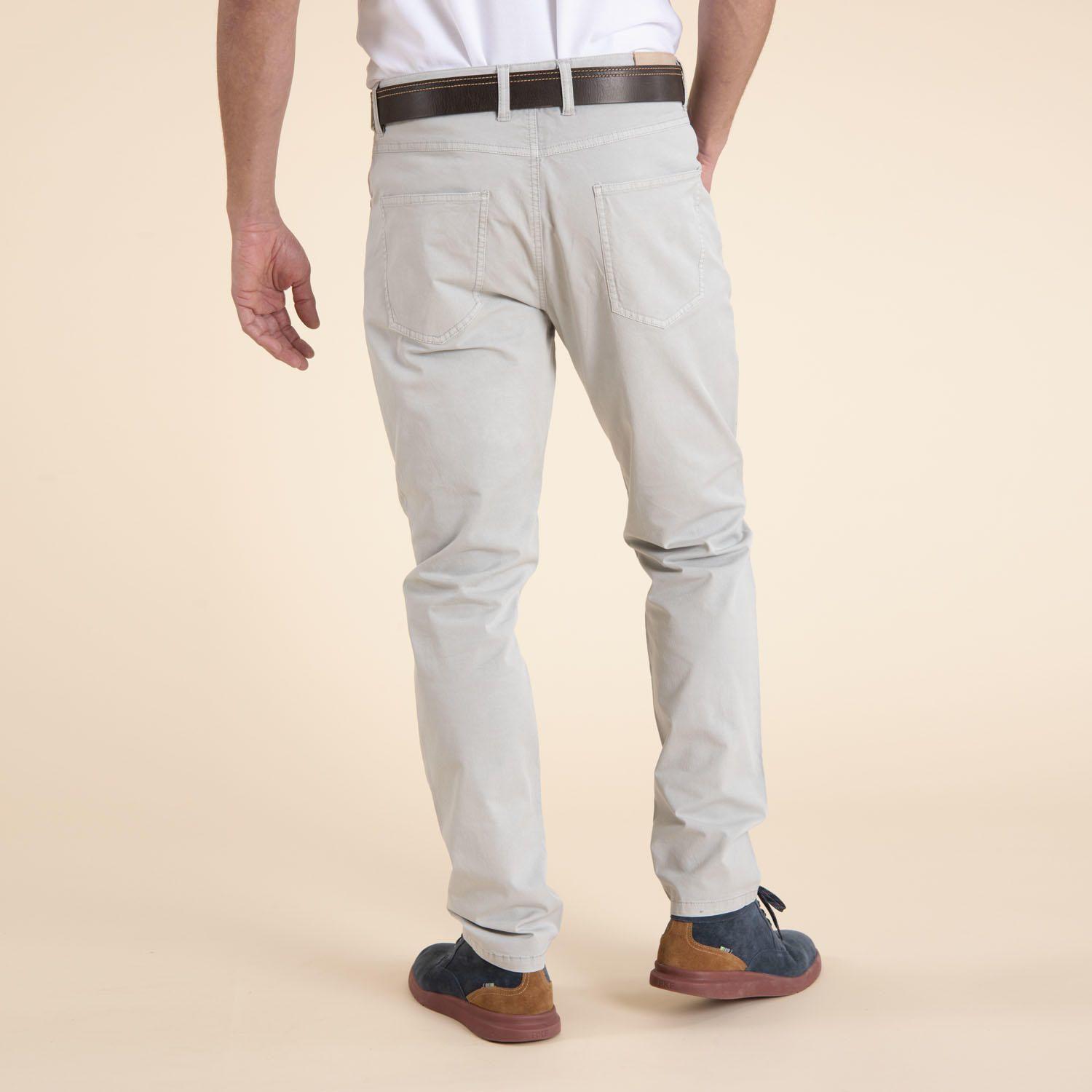 Pantalón Hombre Five Celeste-3