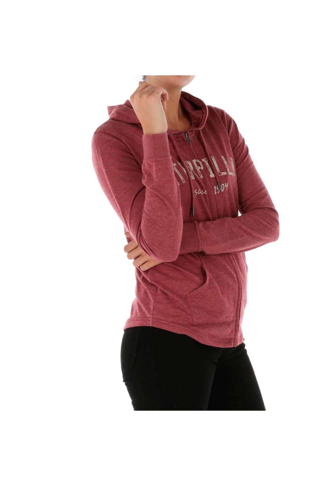 Poleron Mujer Daphne Sweatshirt Burdeo-3