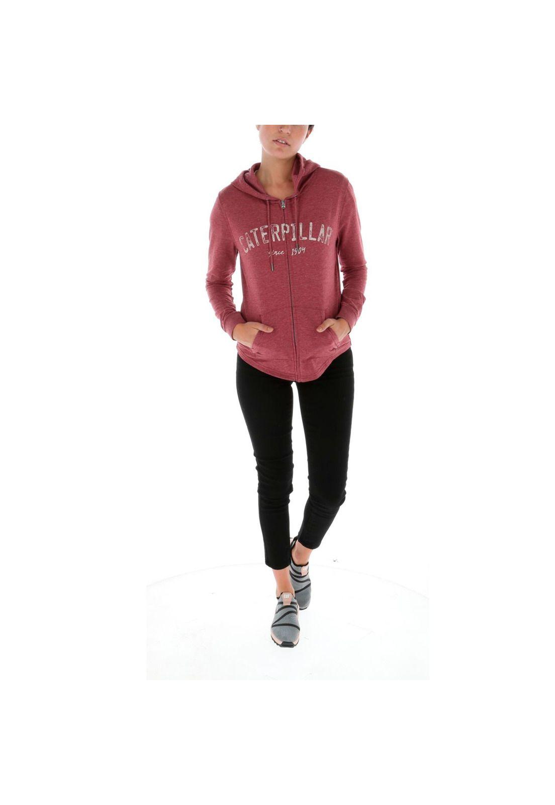 Poleron Mujer Daphne Sweatshirt Burdeo-4