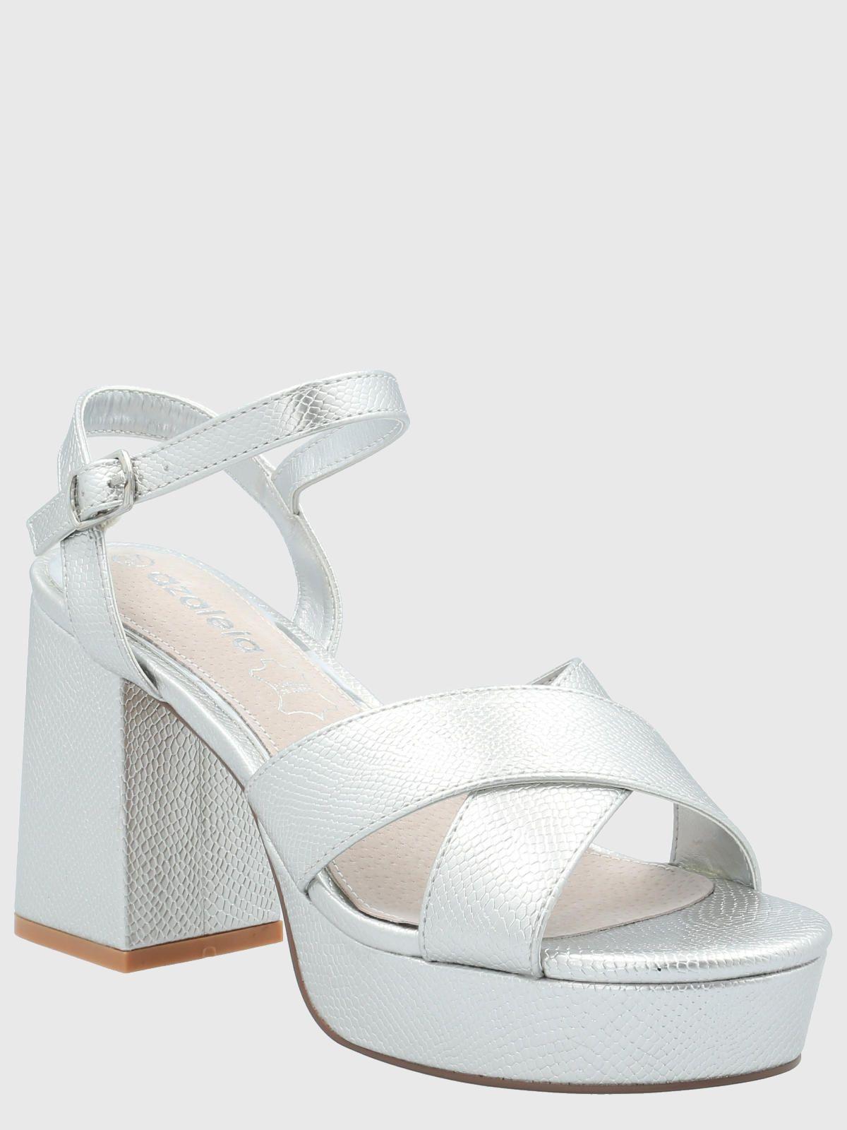 Sandalia Mujer Cristiana Plateado -0