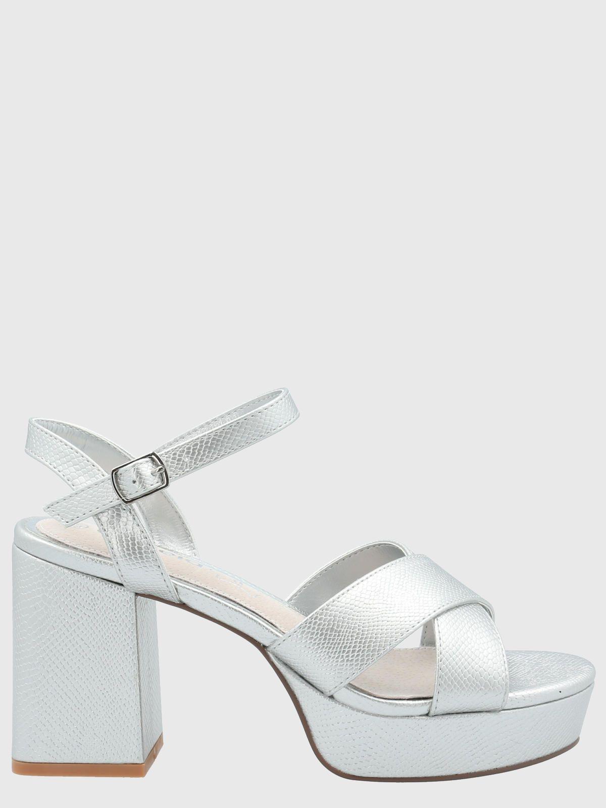 Sandalia Mujer Cristiana Plateado -1