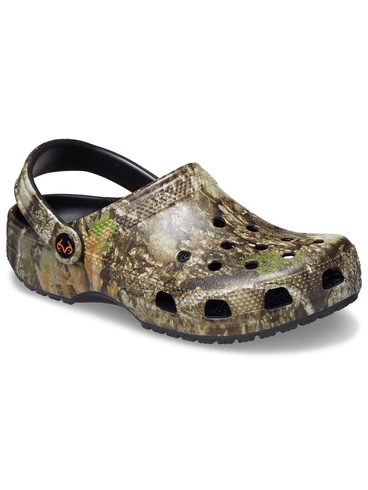 Zueco Crocs RealTree Unisex Classic Clog Verde Militar-6