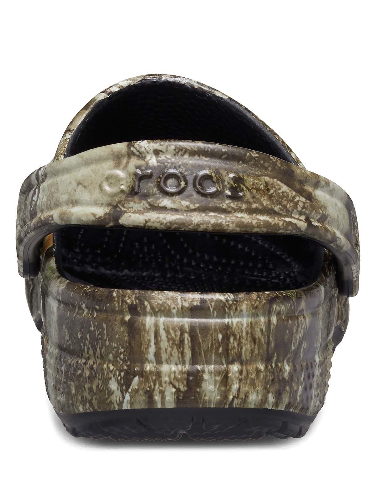 Zueco Crocs RealTree Unisex Classic Clog Verde Militar-7