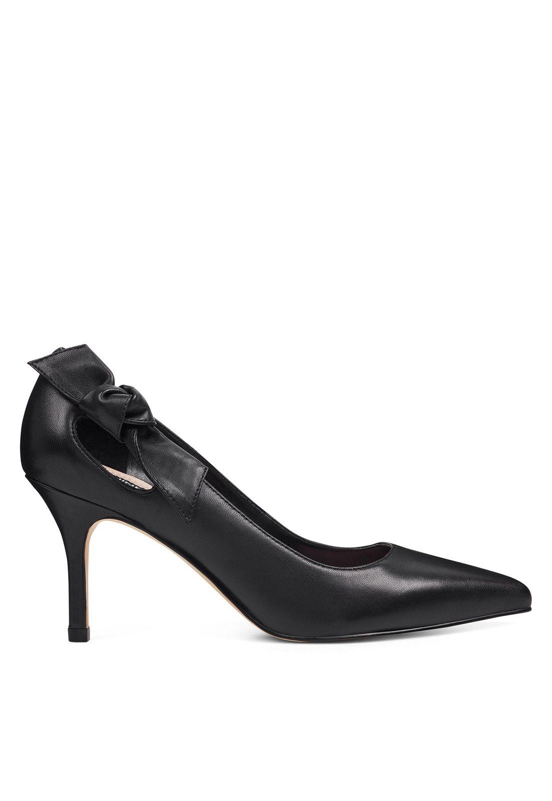 Zapato Cuero Thayer Negro Mujer-1