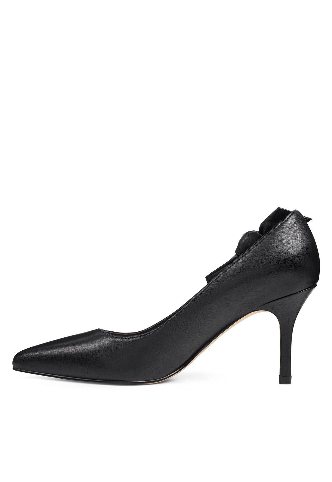 Zapato Cuero Thayer Negro Mujer-2