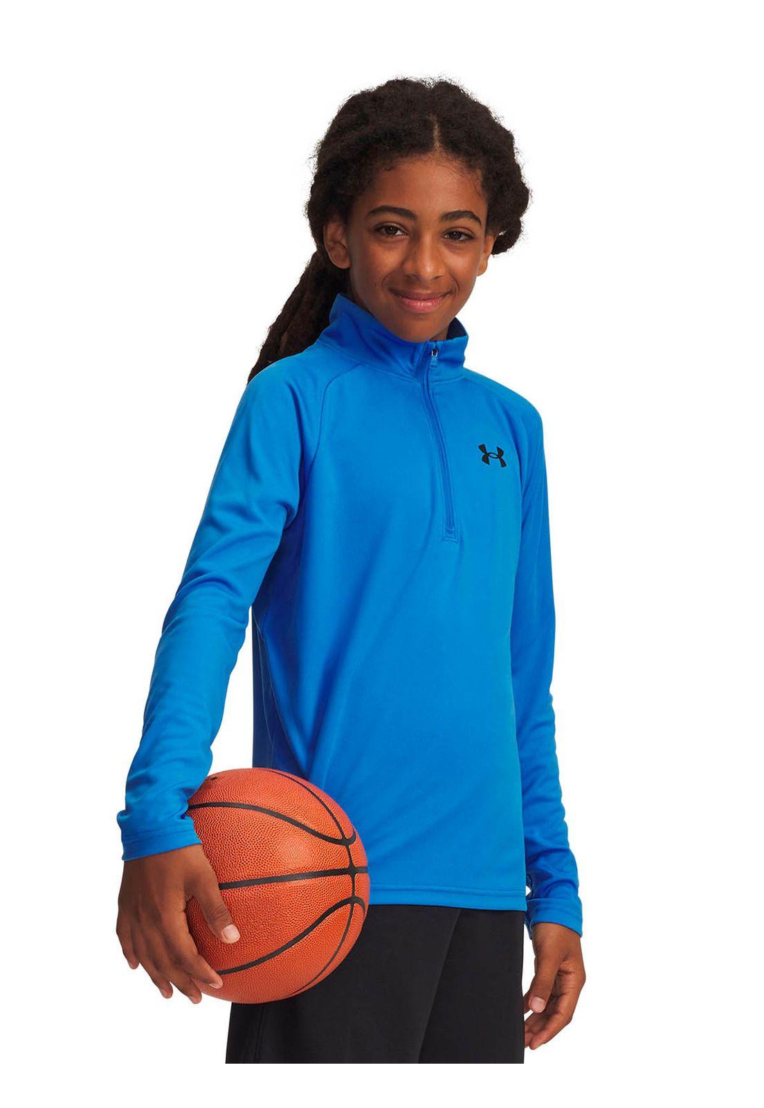 Polerón de entranamiento  niño Tech 20 ½ Zip azul -3