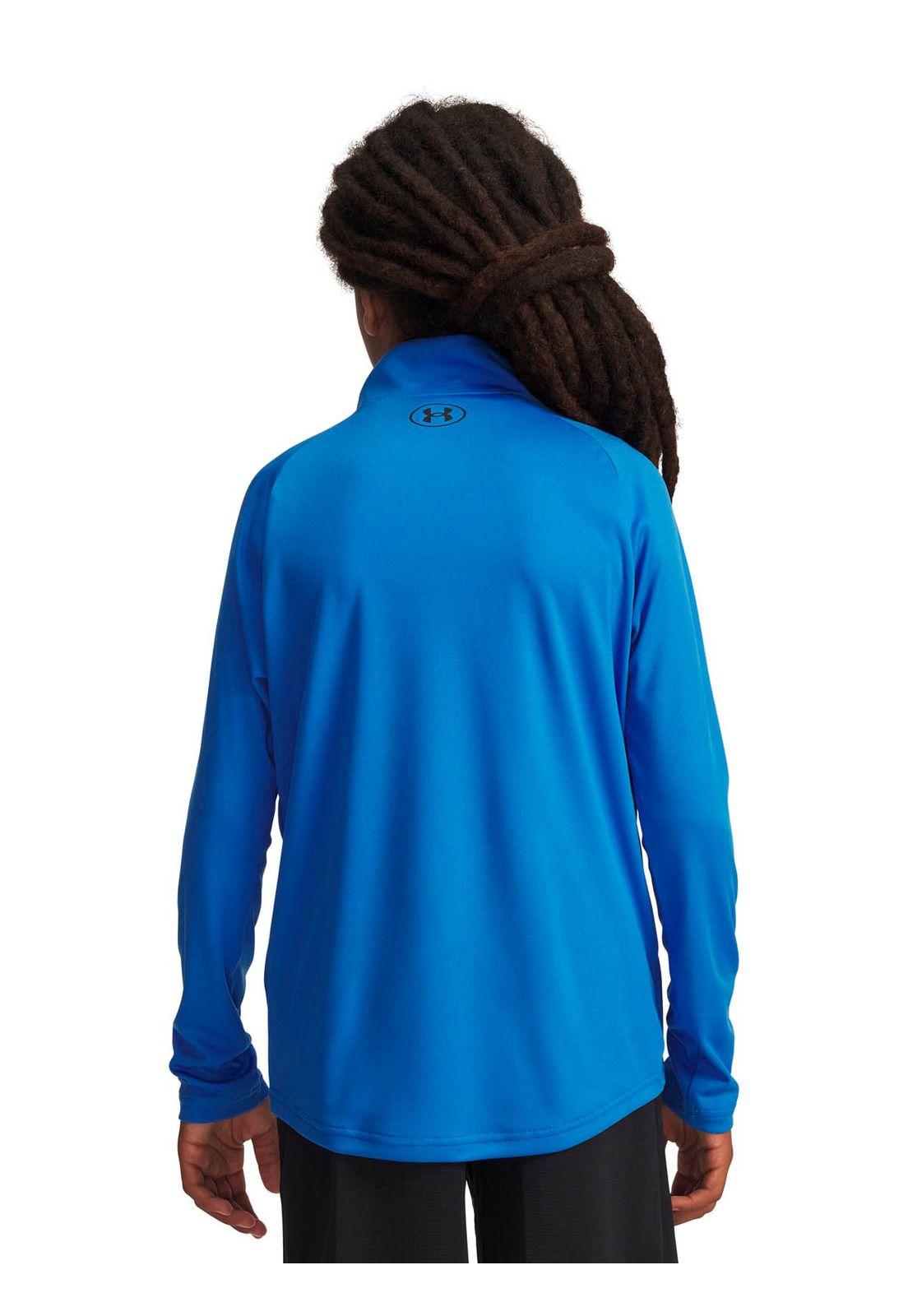 Polerón de entranamiento  niño Tech 20 ½ Zip azul -4
