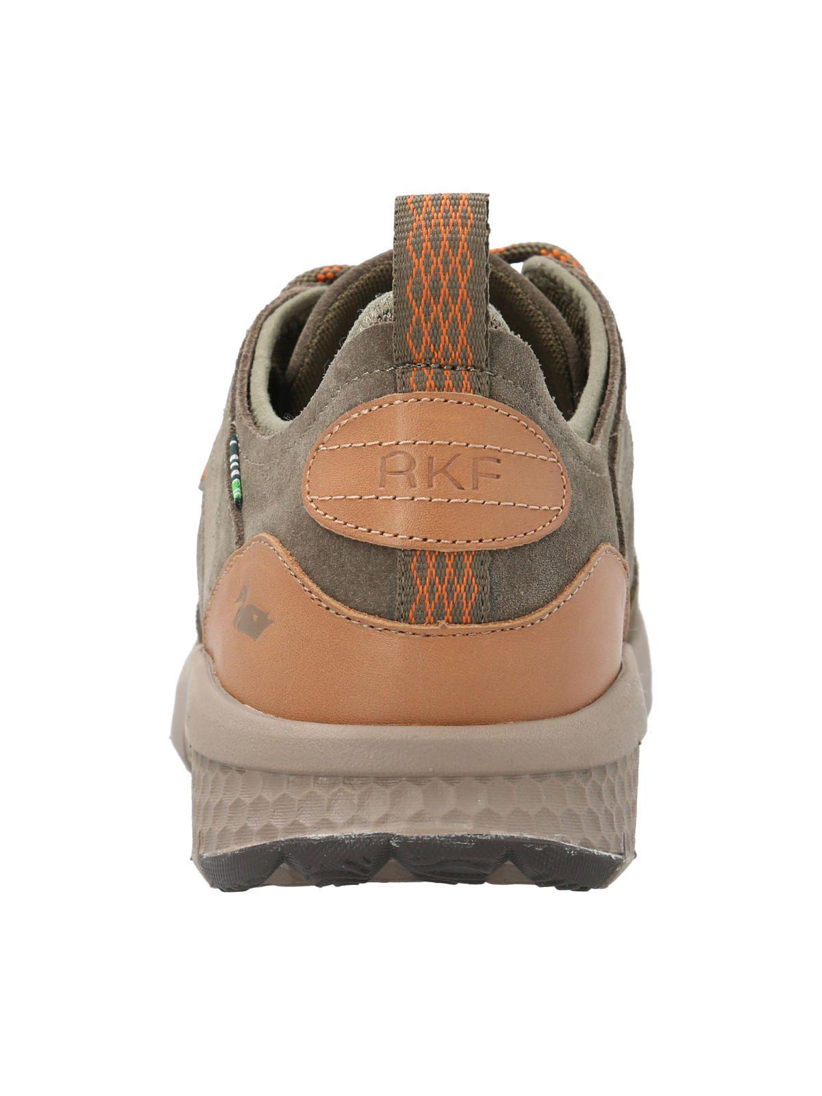 Zapatilla Cuero Hombre Shire Oliva -5