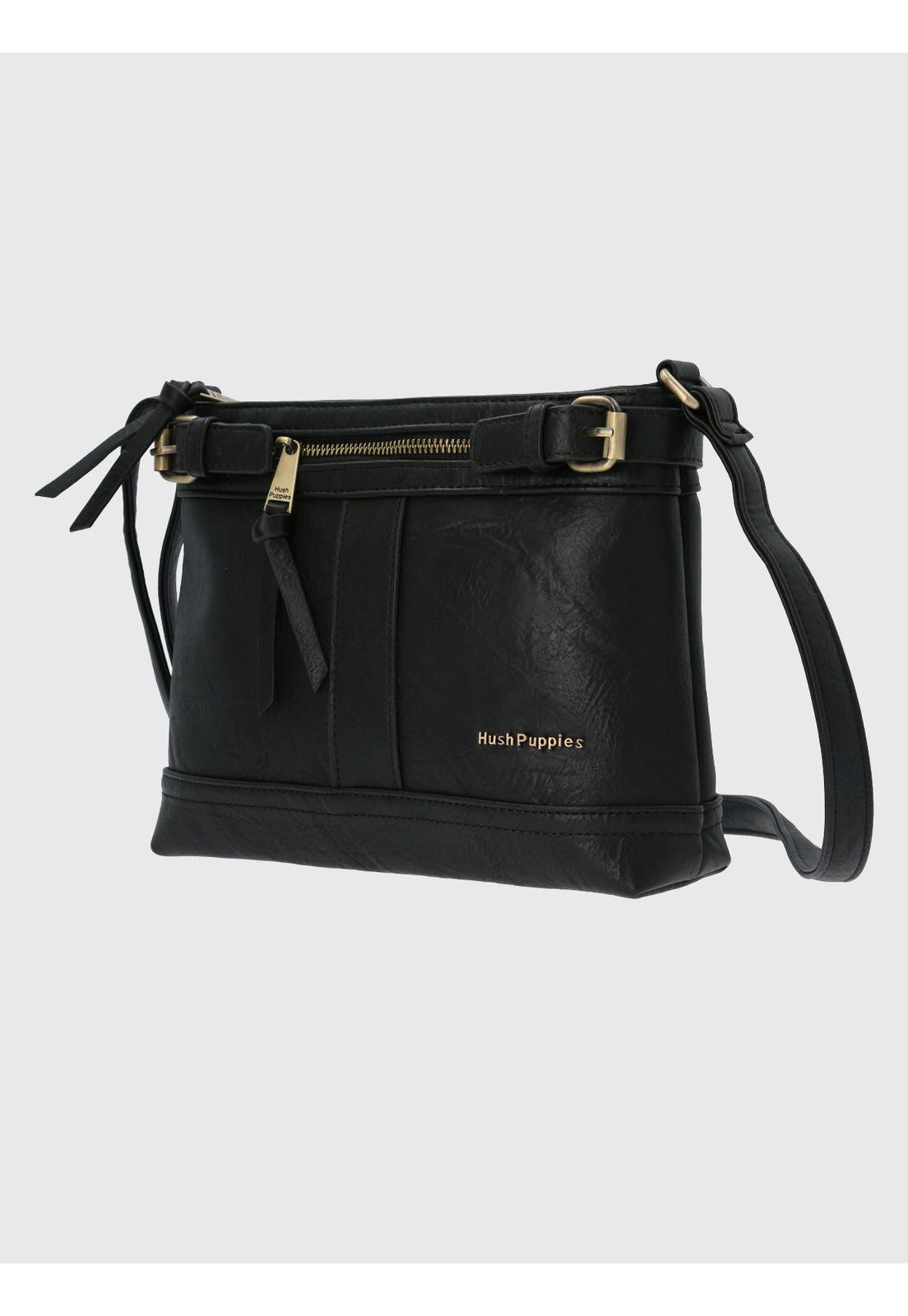 Cartera Ecocuero Negro Dunn Cross Mujer-1