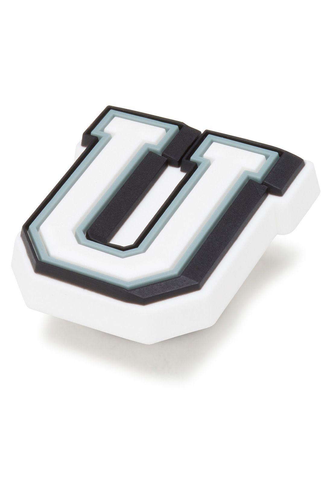 Jibbitz Letra U Blanco-2