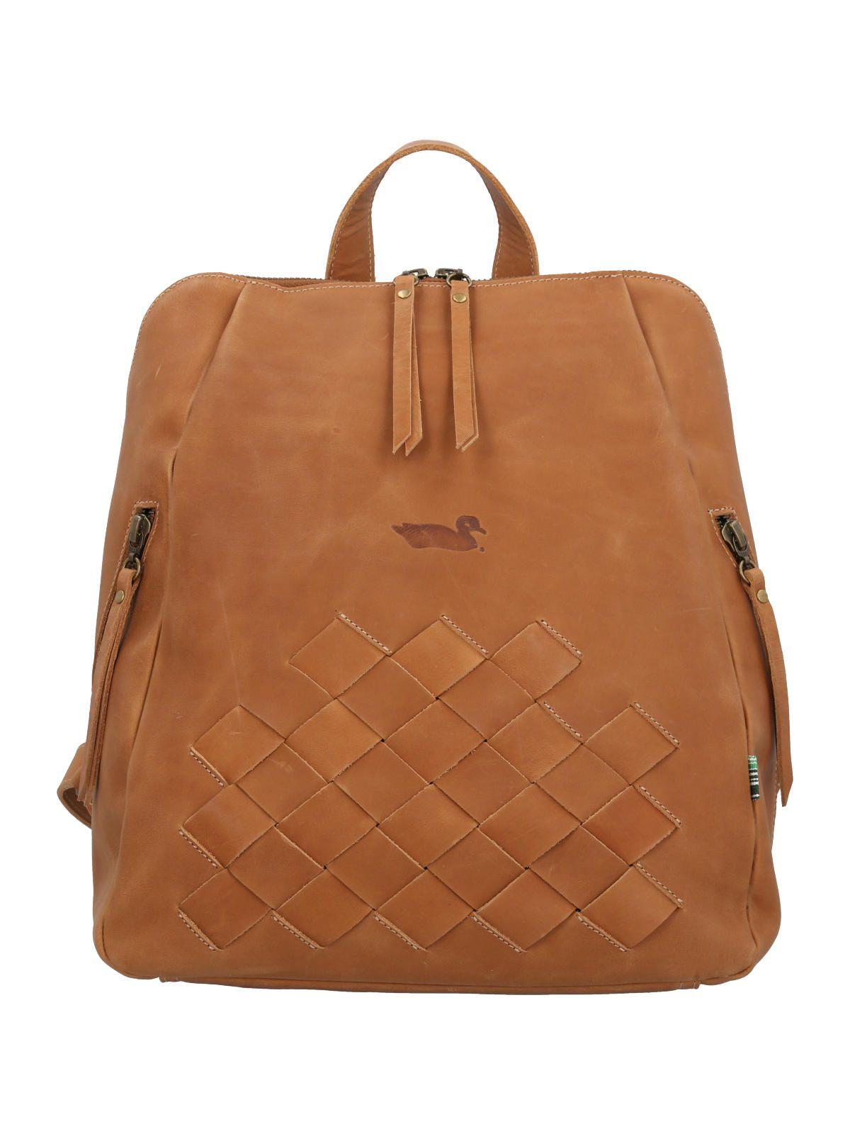 Mochila Cuero Mujer Feng Back Café-0