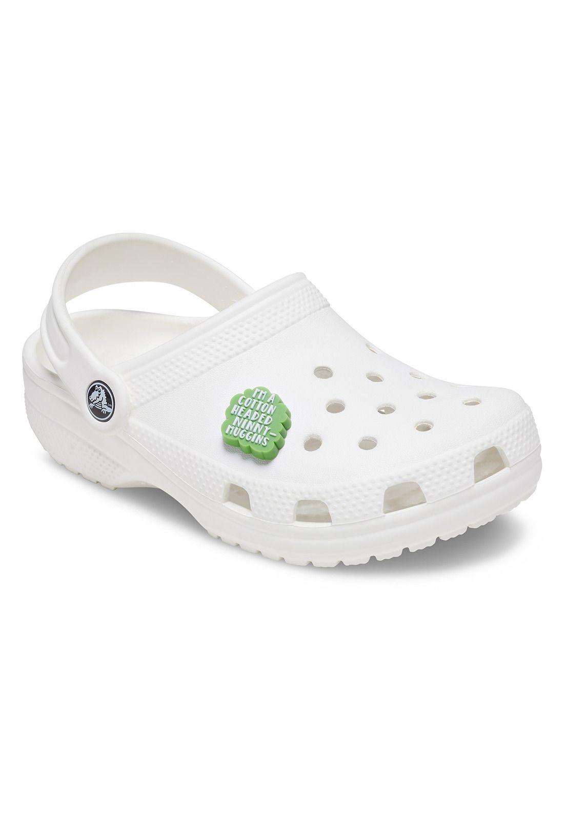 Jibbitz Crocs Frase Navideña Verde-1