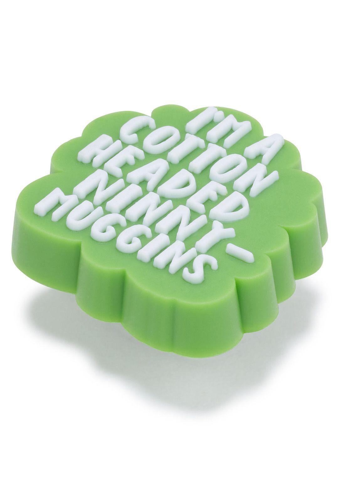 Jibbitz Crocs Frase Navideña Verde-2