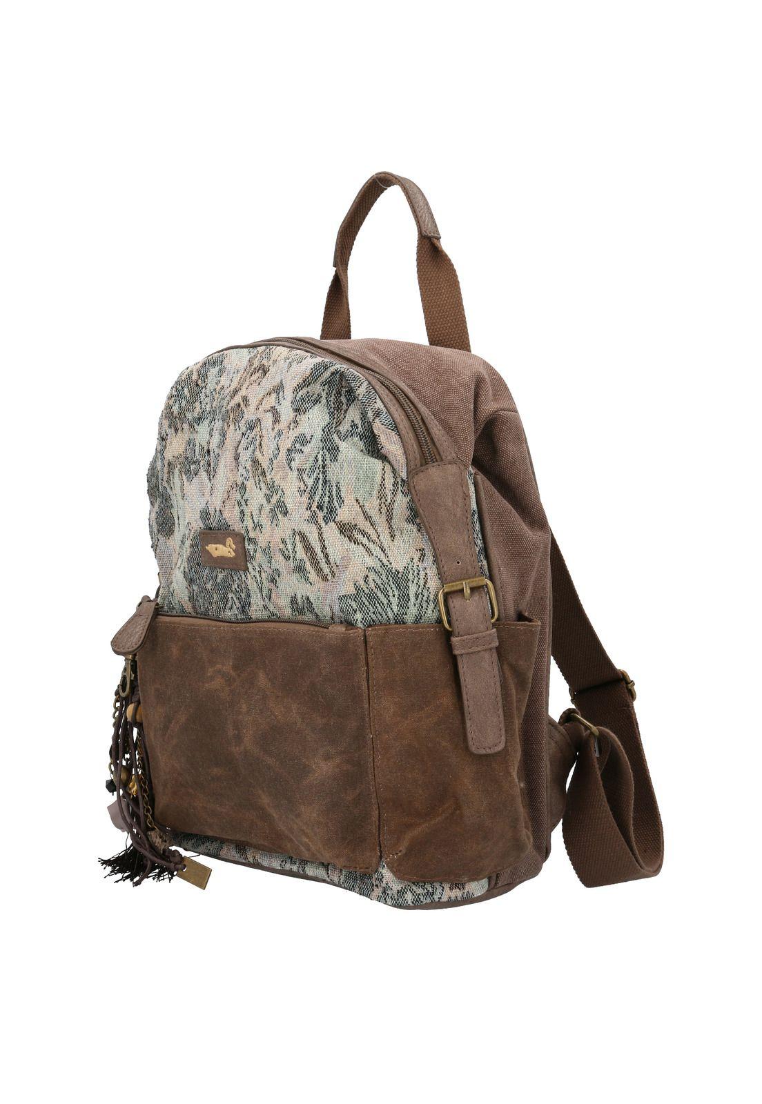 Mochila  Mujer Plum Back Café-1