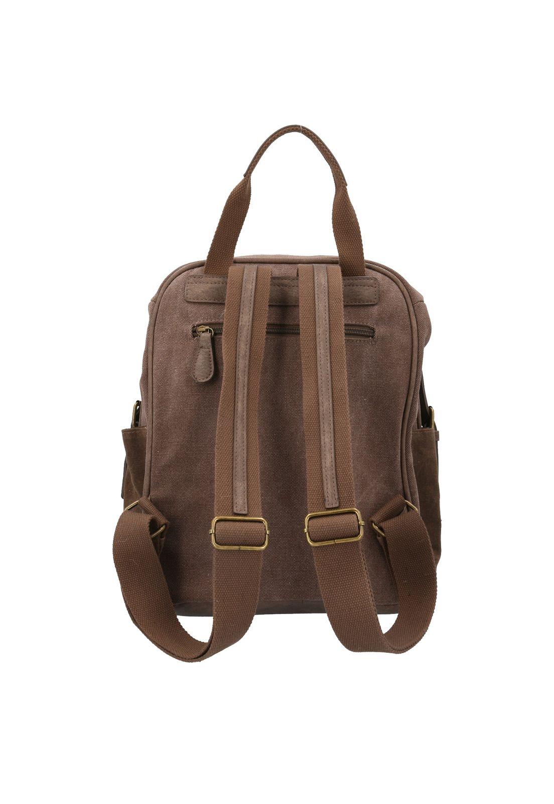 Mochila  Mujer Plum Back Café-2