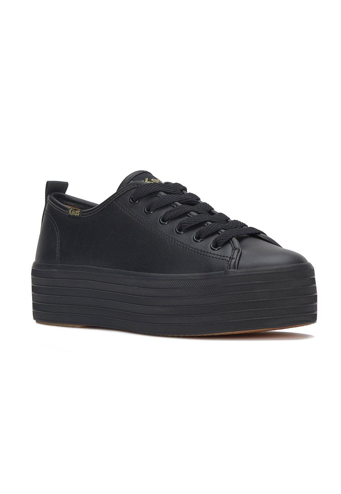 Zapatilla Mujer Triple Up Negro-2