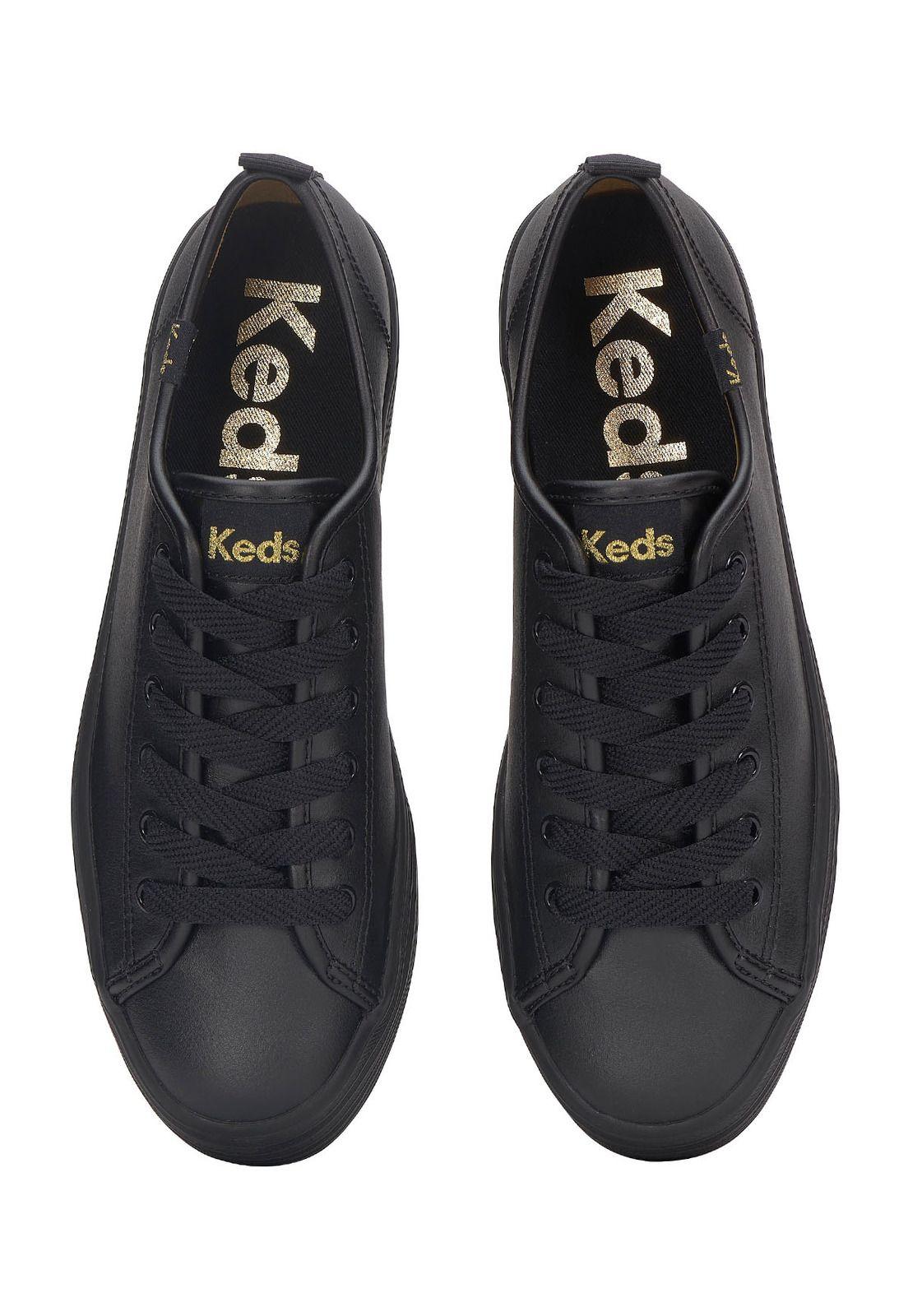 Zapatilla Mujer Triple Up Negro-5