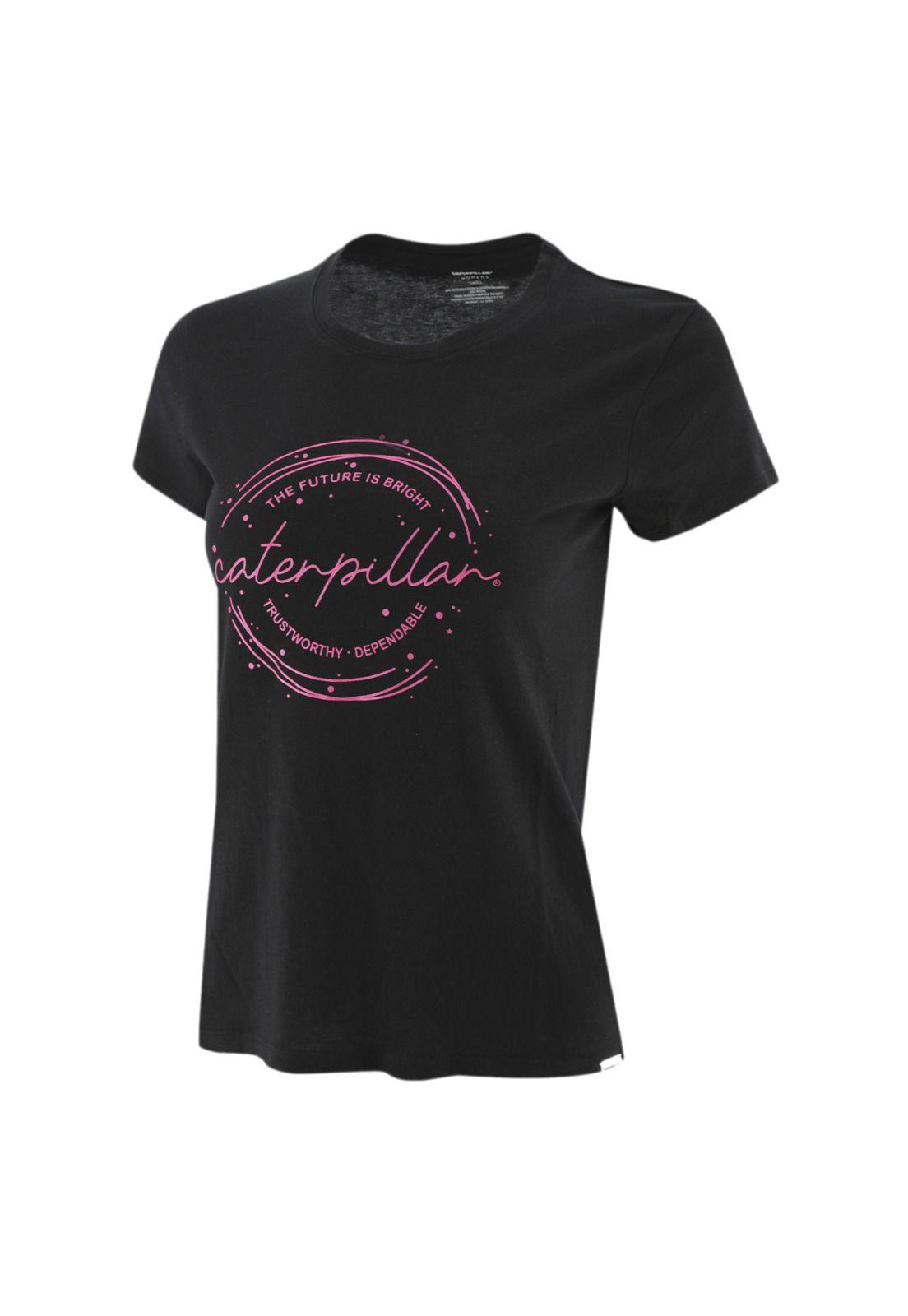 Polera Manga Corta  Mujer W Connect Cat Tee Negro-0