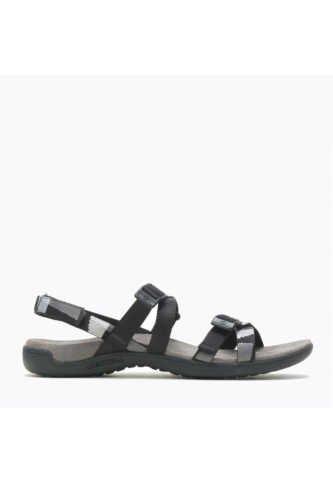 Sandalia Mujer District 3 Backstrap Negro-0