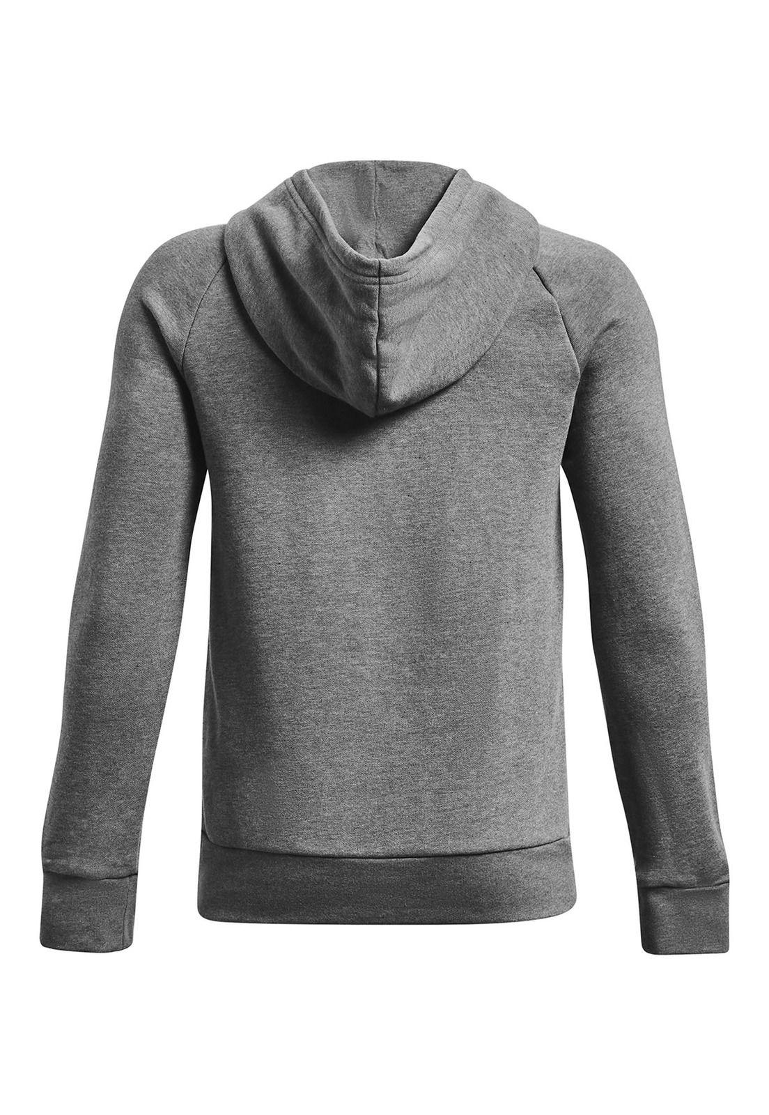 Polerón UA Rival fleece gris para niños-1