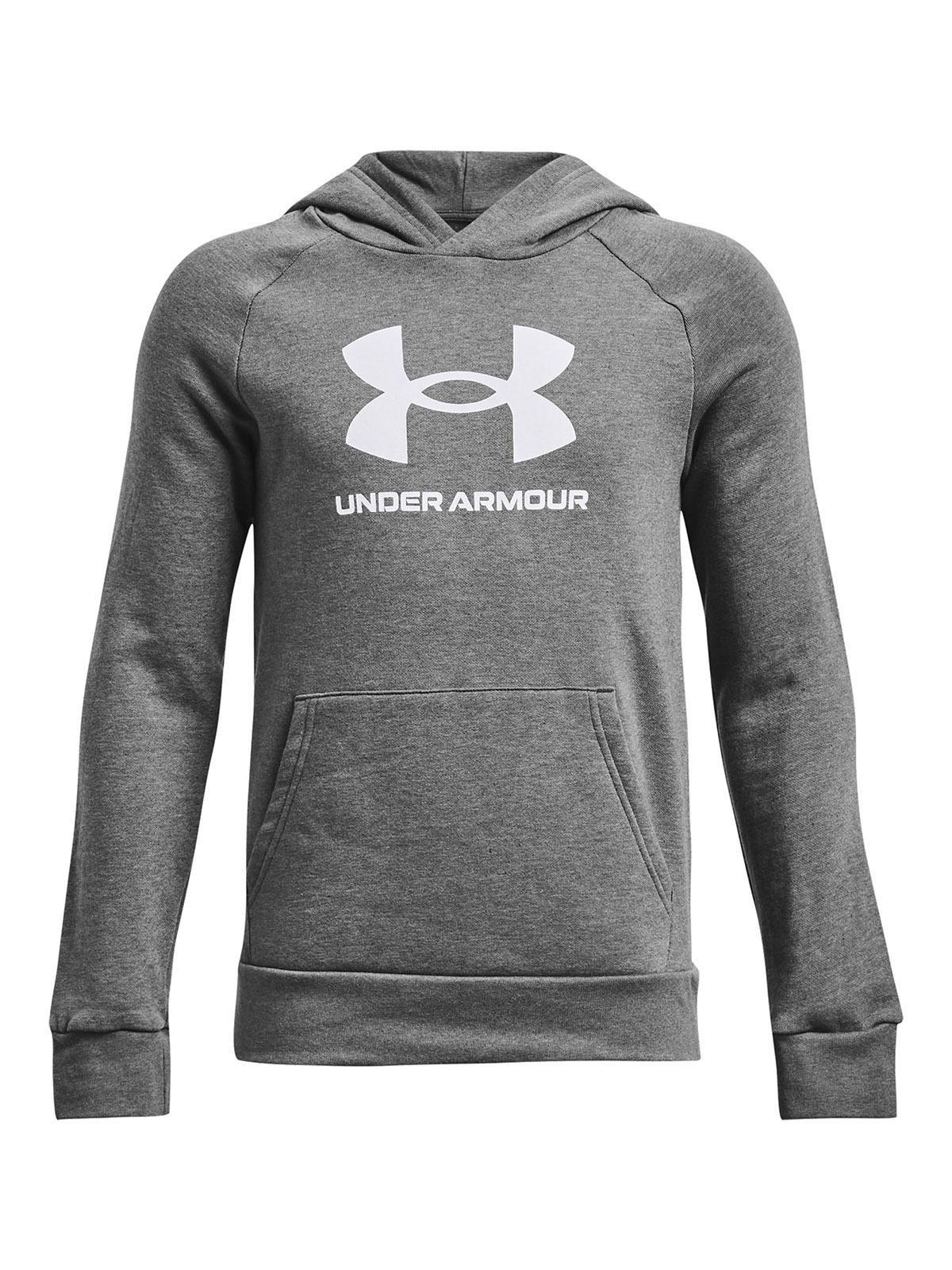 Polerón UA Rival fleece gris para niños-0