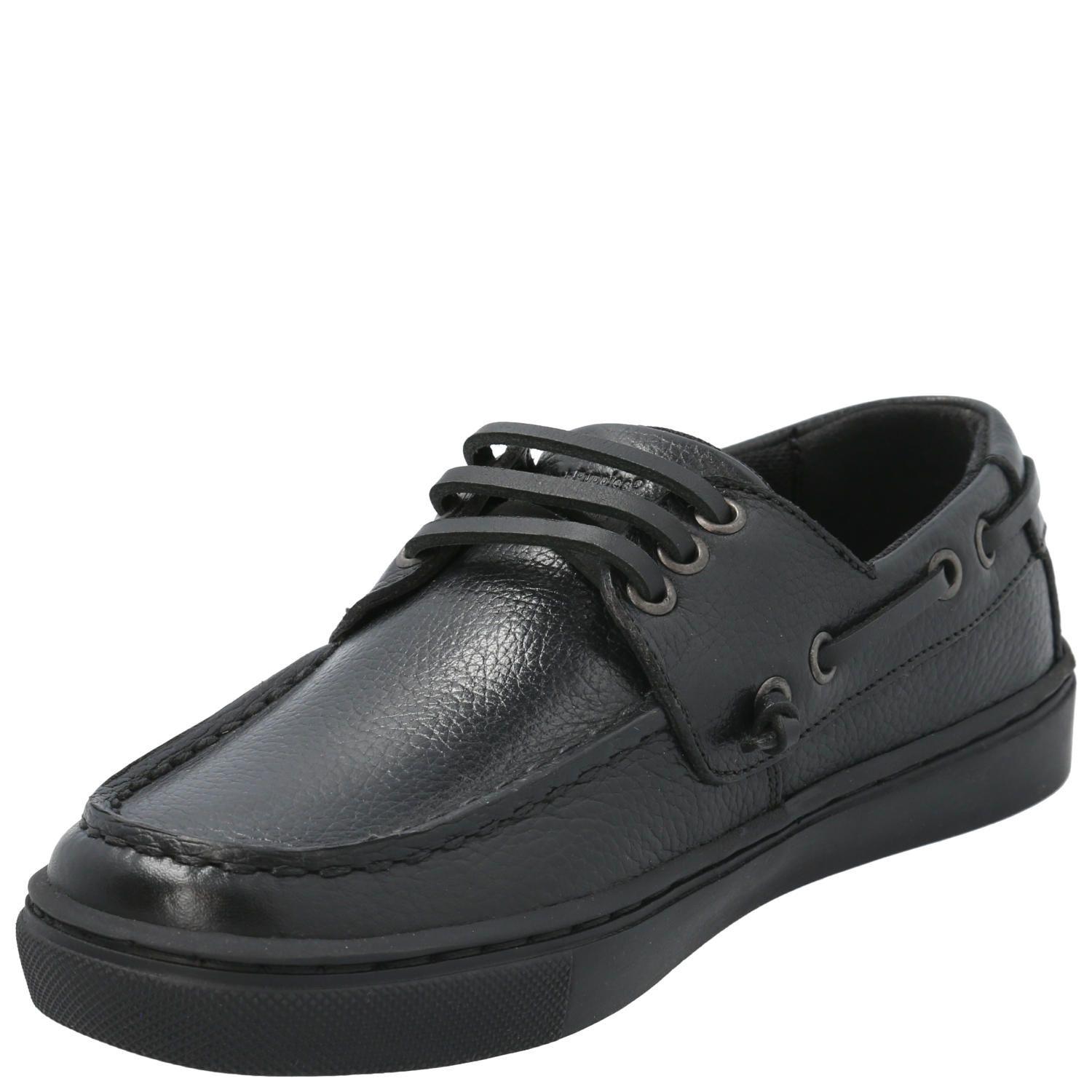Zapato Escolar de Cuero Doyle negro niño-4