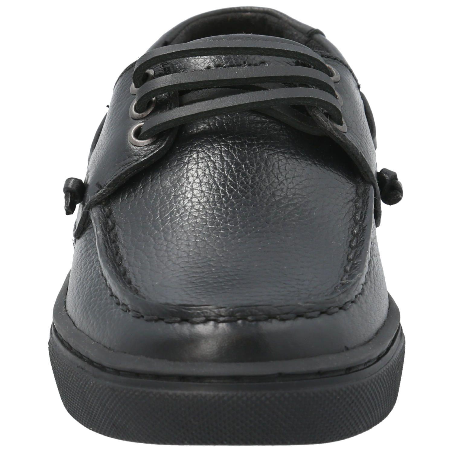 Zapato Escolar de Cuero Doyle negro niño-3