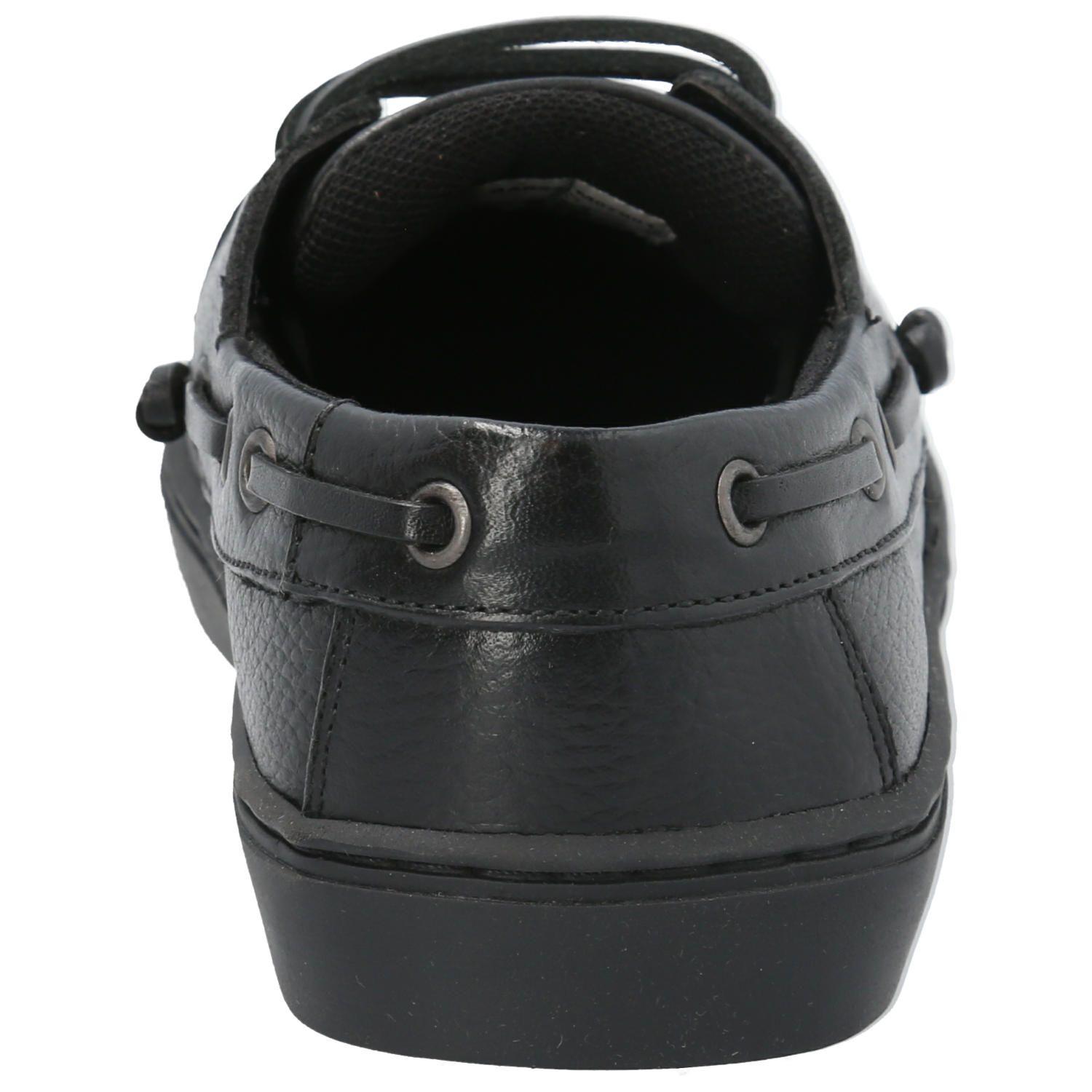 Zapato Escolar de Cuero Doyle negro niño-6