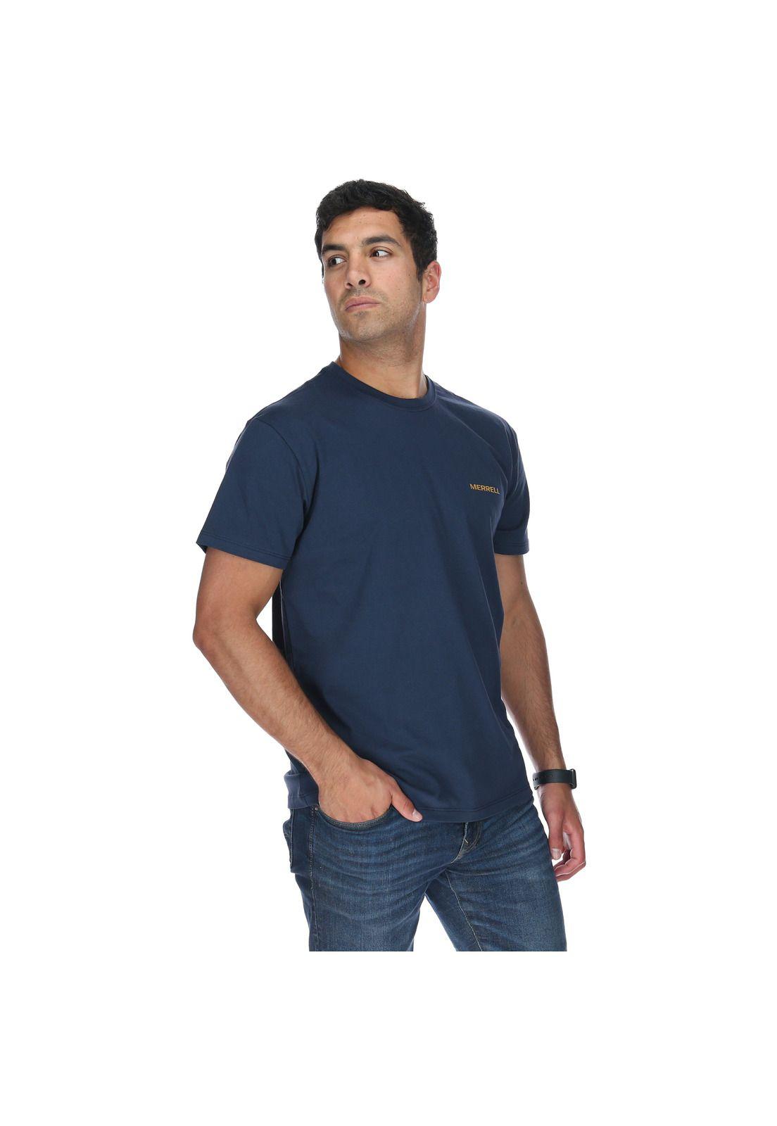 Polera M/C Hombre Jeep Tee Azul-5