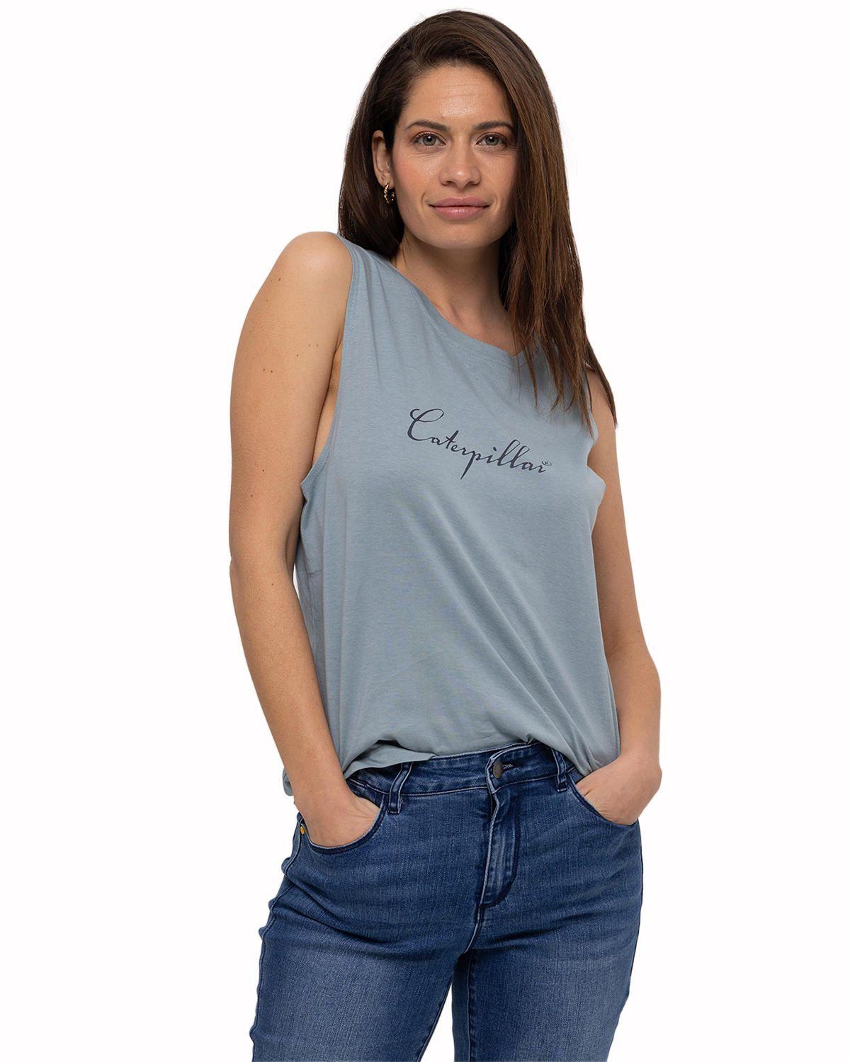 Polera M/C Weekender Graphic Re Azul Mujer-0