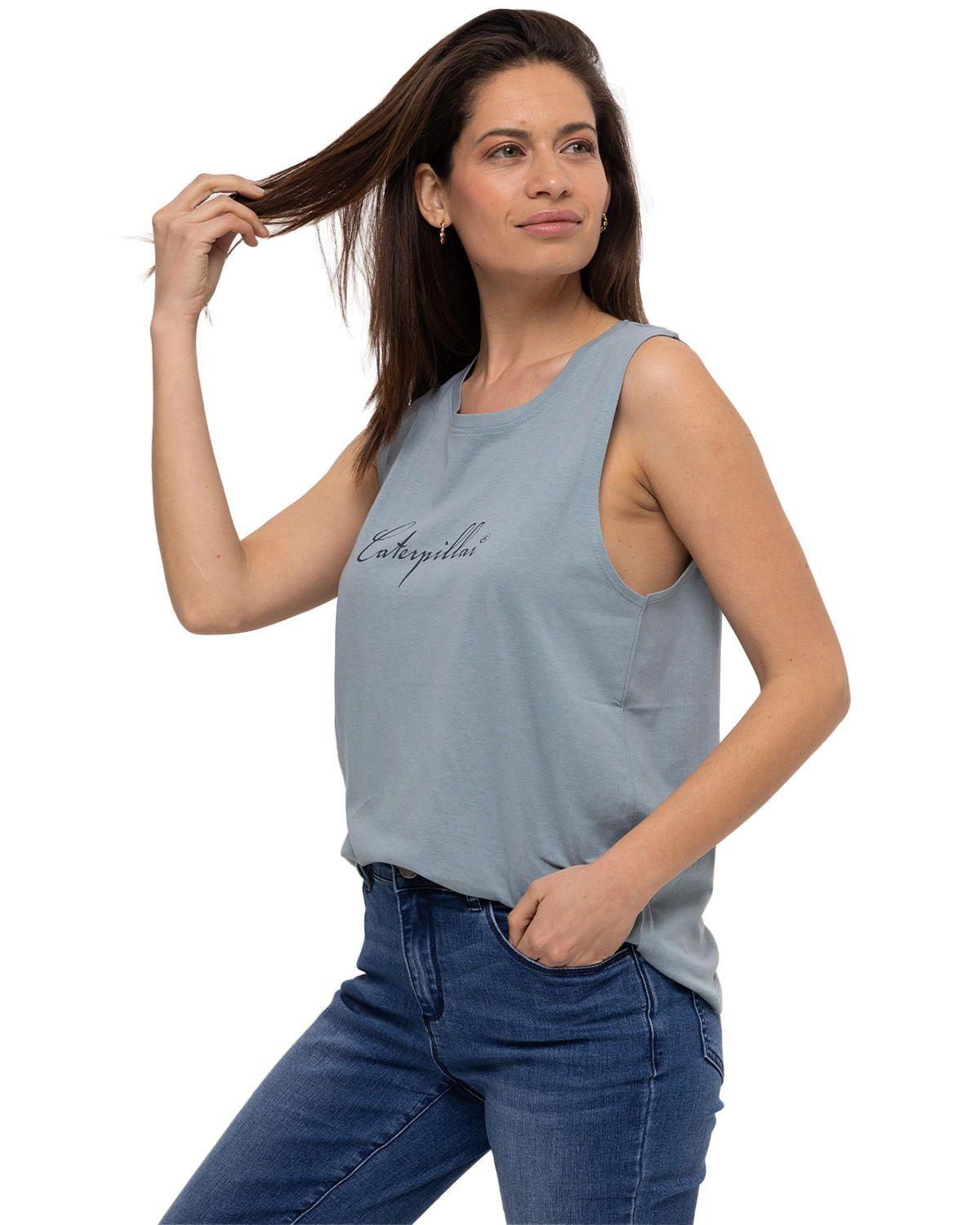 Polera M/C Weekender Graphic Re Azul Mujer-1